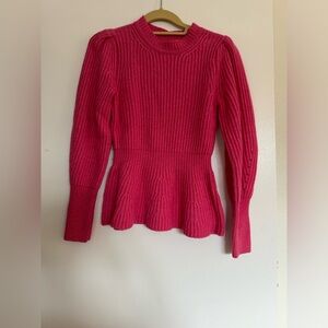 Pink Rebecca Taylor knit sweater